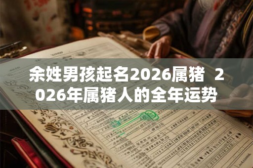 余姓男孩起名2026属猪  2026年属猪人的全年运势