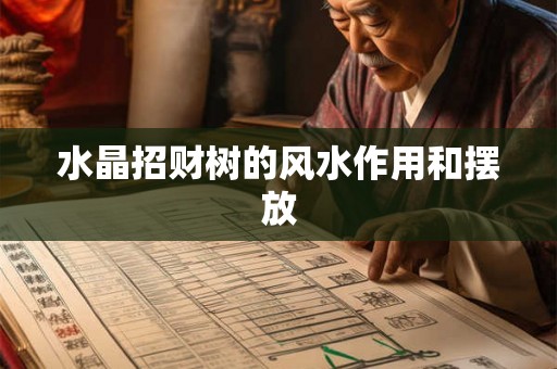 水晶招财树的风水作用和摆放