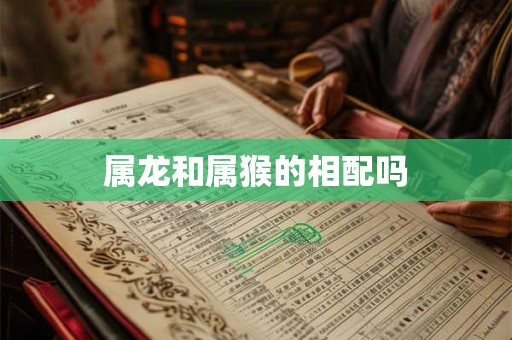属龙和属猴的相配吗