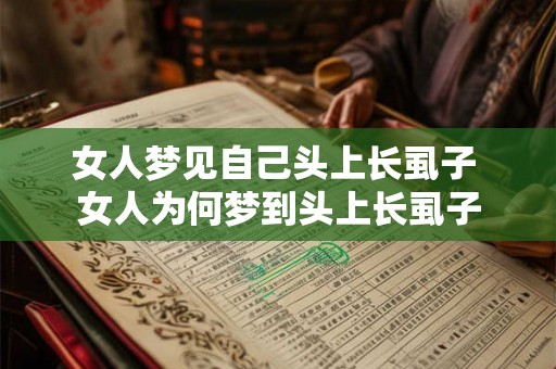 女人梦见自己头上长虱子 女人为何梦到头上长虱子 女人梦见自己头上长虱子 女人为何梦到头上长虱子