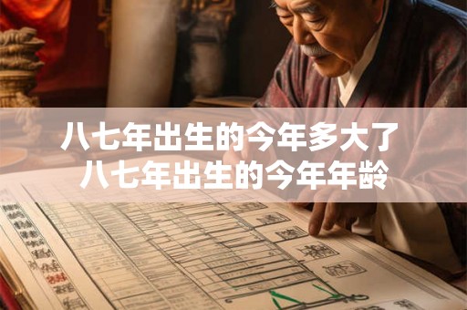 八七年出生的今年多大了 八七年出生的今年年龄