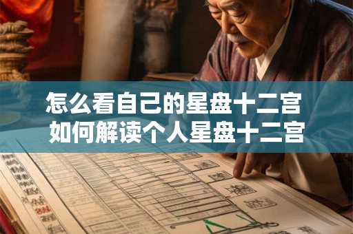 怎么看自己的星盘十二宫 如何解读个人星盘十二宫