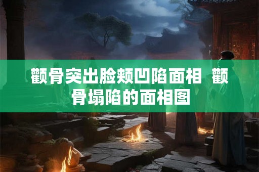 颧骨突出脸颊凹陷面相  颧骨塌陷的面相图