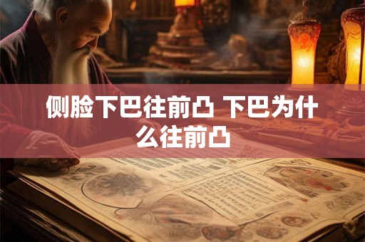 侧脸下巴往前凸 下巴为什么往前凸