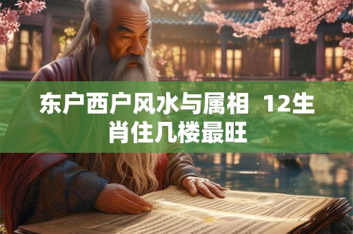 东户西户风水与属相  12生肖住几楼最旺