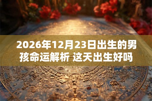 2026年12月23日出生的男孩命运解析 这天出生好吗