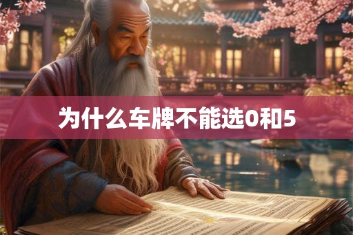 为什么车牌不能选0和5