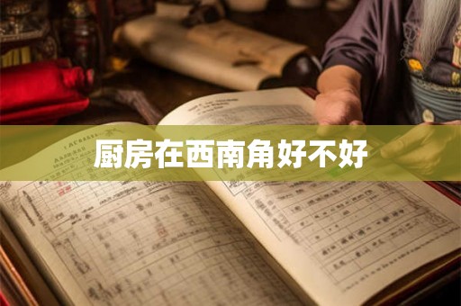 厨房在西南角好不好