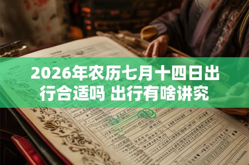 2026年农历七月十四日出行合适吗 出行有啥讲究 2026年农历七月十四日出行合适吗 出行有啥讲究