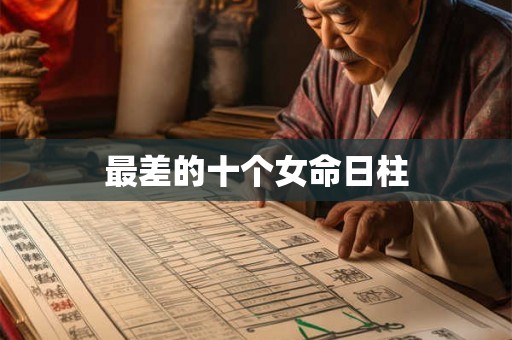 最差的十个女命日柱