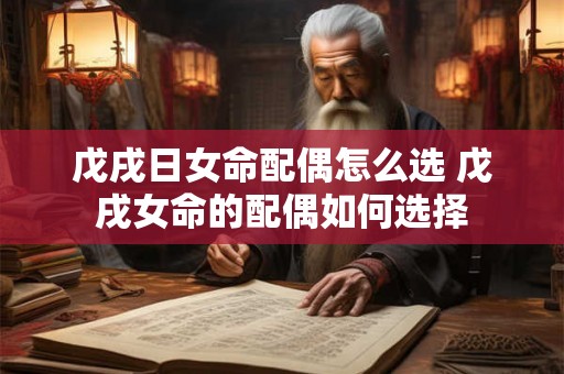 戊戌日女命配偶怎么选 戊戌女命的配偶如何选择