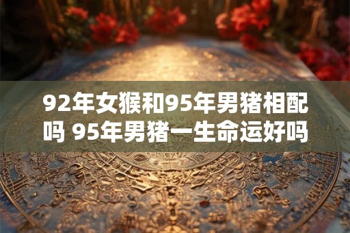 92年女猴和95年男猪相配吗 95年男猪一生命运好吗