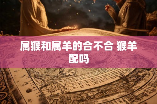 属猴和属羊的合不合 猴羊配吗