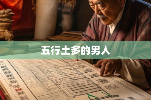 五行土多的男人
