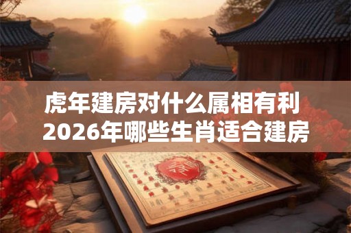 虎年建房对什么属相有利 2026年哪些生肖适合建房 虎年建房对什么属相有利 2026年哪些生肖适合建房