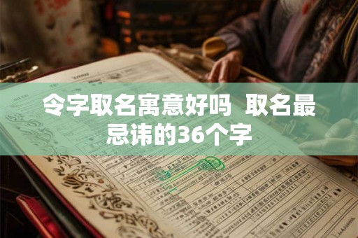 令字取名寓意好吗 取名最忌讳的36个字 令字取名寓意好吗 取名最忌讳的36个字