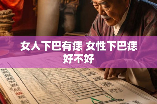 女人下巴有痣 女性下巴痣好不好 女人下巴有痣 女性下巴痣好不好