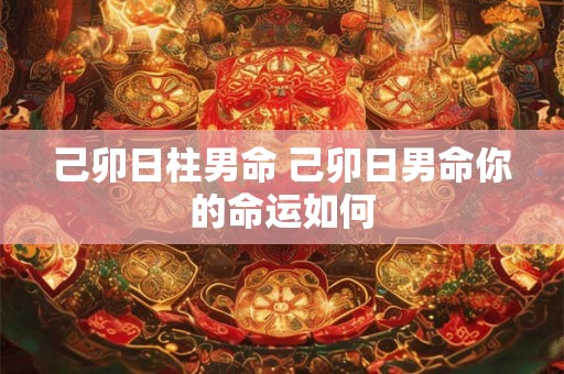 己卯日柱男命 己卯日男命你的命运如何