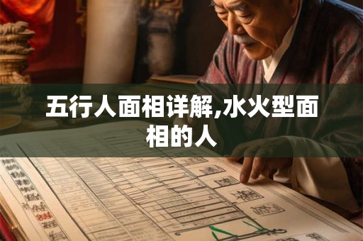 五行人面相详解,水火型面相的人