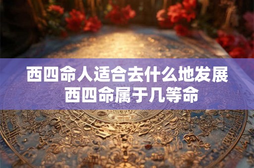 西四命人适合去什么地发展  西四命属于几等命