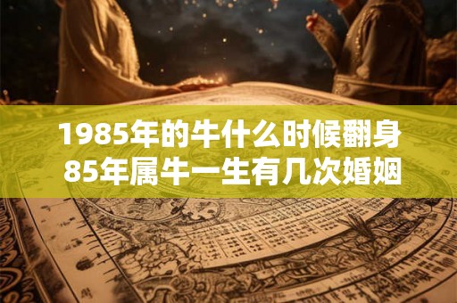 1985年的牛什么时候翻身 85年属牛一生有几次婚姻