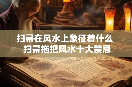 扫帚在风水上象征着什么  扫帚拖把风水十大禁忌