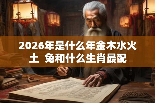 2026年是什么年金木水火土  兔和什么生肖最配