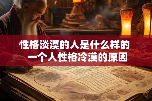 性格淡漠的人是什么样的 一个人性格冷漠的原因 性格淡漠的人是什么样的 一个人性格冷漠的原因