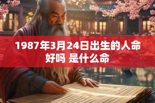 1987年3月24日出生的人命好吗 是什么命 1987年3月24日出生的人命好吗 是什么命