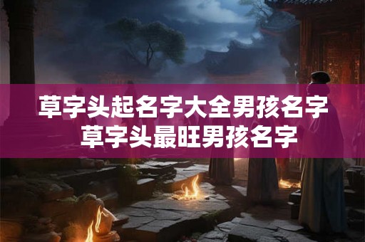 草字头起名字大全男孩名字 草字头最旺男孩名字 草字头起名字大全男孩名字 草字头最旺男孩名字