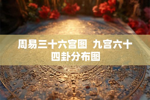周易三十六宫图  九宫六十四卦分布图