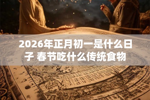 2026年正月初一是什么日子 春节吃什么传统食物
