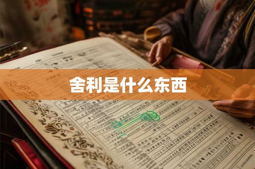 舍利是什么东西 舍利是什么东西