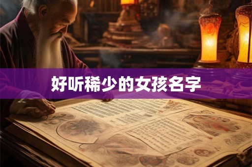 好听稀少的女孩名字