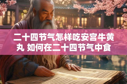 二十四节气怎样吃安宫牛黄丸 如何在二十四节气中食用安宫牛黄丸