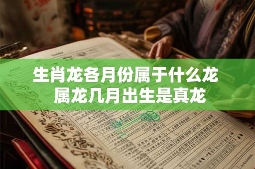 生肖龙各月份属于什么龙  属龙几月出生是真龙