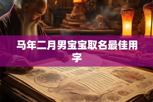 马年二月男宝宝取名最佳用字 马年二月男宝宝取名最佳用字