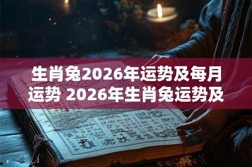 生肖兔2026年运势及每月运势 2026年生肖兔运势及月运如何 生肖兔2026年运势及每月运势 2026年生肖兔运势及月运如何
