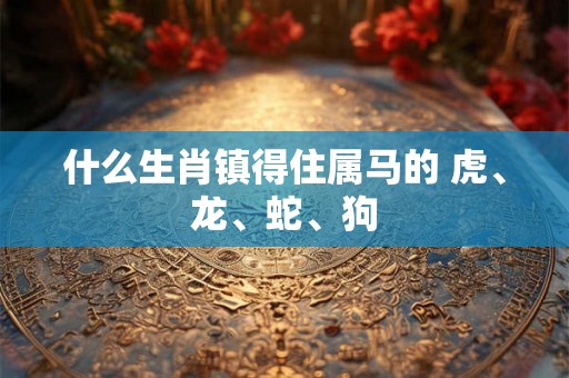 什么生肖镇得住属马的 虎、龙、蛇、狗