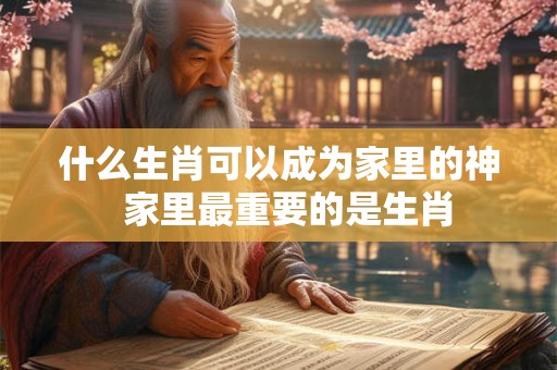 什么生肖可以成为家里的神  家里最重要的是生肖