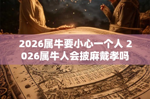 2026属牛要小心一个人 2026属牛人会披麻戴孝吗