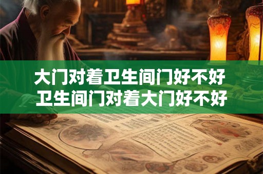 大门对着卫生间门好不好 卫生间门对着大门好不好