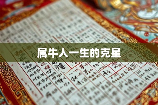 属牛人一生的克星