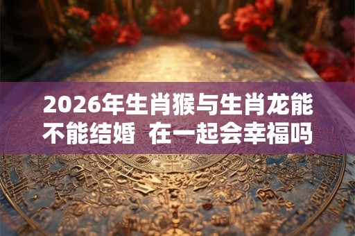 2026年生肖猴与生肖龙能不能结婚  在一起会幸福吗