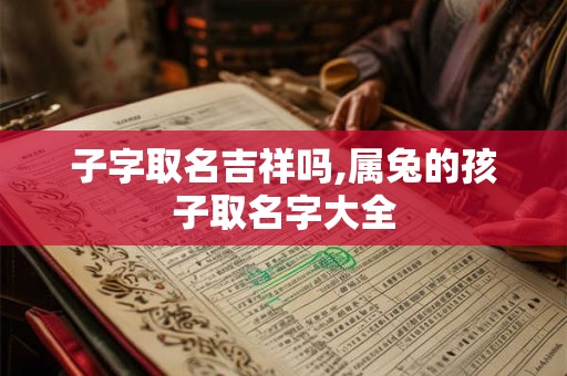 子字取名吉祥吗,属兔的孩子取名字大全