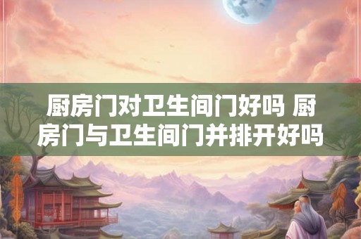 厨房门对卫生间门好吗 厨房门与卫生间门并排开好吗