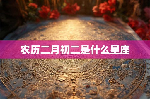 农历二月初二是什么星座 农历二月初二是什么星座
