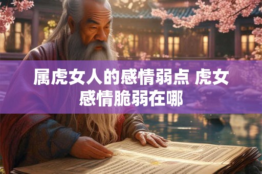 属虎女人的感情弱点 虎女感情脆弱在哪