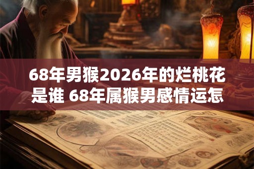 68年男猴2026年的烂桃花是谁 68年属猴男感情运怎么样 68年男猴2026年的烂桃花是谁 68年属猴男感情运怎么样