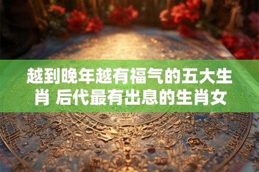 越到晚年越有福气的五大生肖 后代最有出息的生肖女